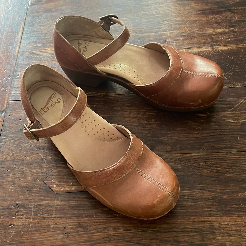 Dansko Brown Mary Jane Shoes
